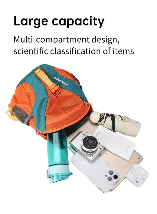 QMi Unisex Colorblock Backpack(Casual sports backpack, student travel backpack)  - Image 3