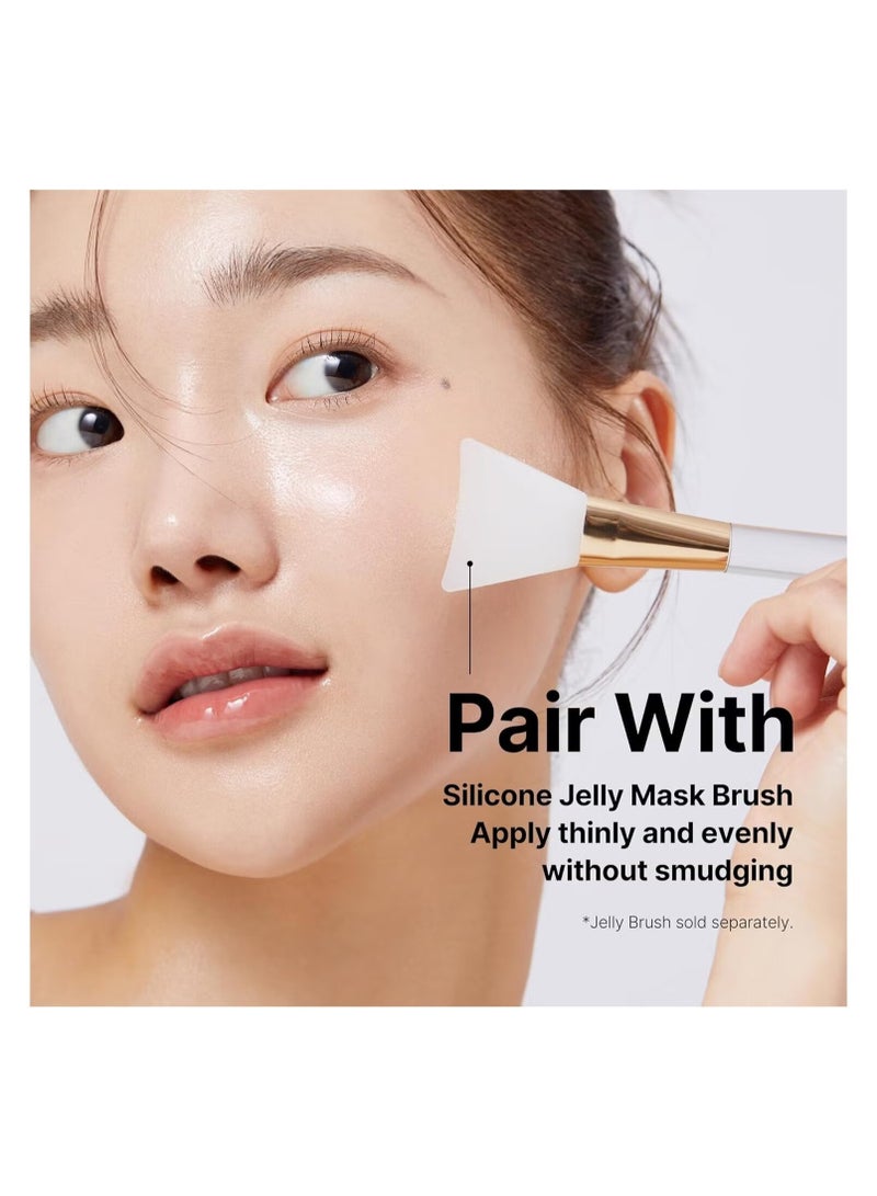 MOSH Collagen Night Wrapping Cream & Silicone Face Mask Brush Overnight Mask for Skin Elasticity Korean Skincare (2.53 fl. oz.) - Image 3