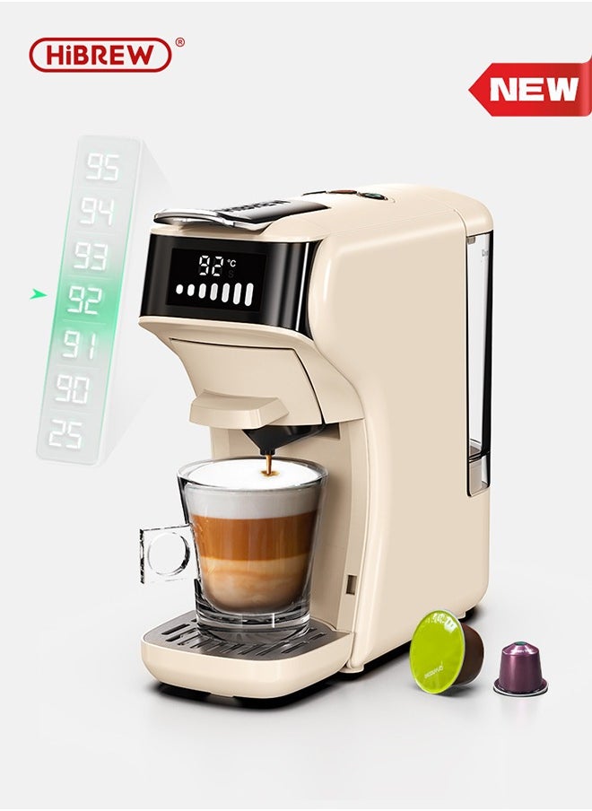 HiBREW - Capsule Coffee Machine 6 In 1 Hot/Cold Multiple Espresso Cafetera Cappuccino Coffee Maker  Powder H1B - Image 1
