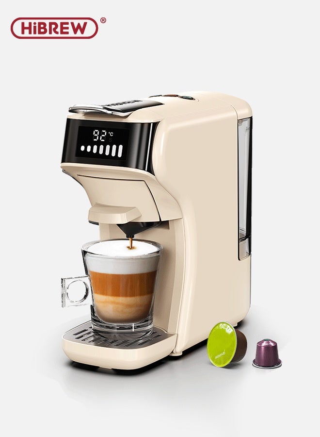 HiBREW Capsule Coffee Machine 6 In 1 Hot/Cold Multiple Espresso Cafetera Cappuccino Coffee Maker  Powder H1B - Image 1