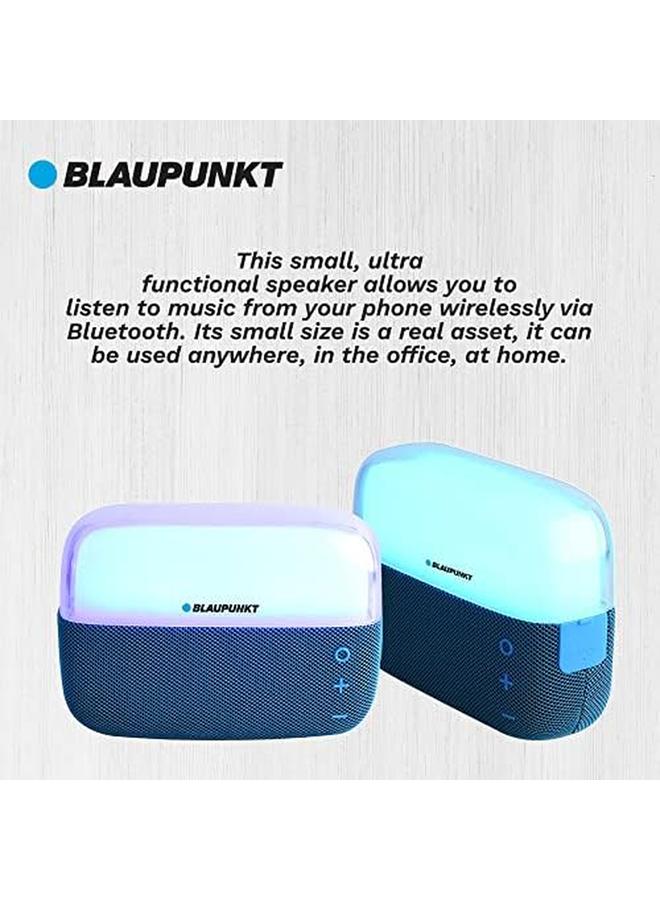 Blaupunkt Blp3050 5W Led Multicolors Bluetooth Speaker Black - Image 2