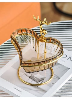fashionhome Household Fruits Bowl and Snack Serving Tray Candy Food Storage Box  - Image 3