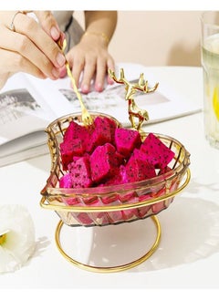 fashionhome Household Fruits Bowl and Snack Serving Tray Candy Food Storage Box  - Image 5