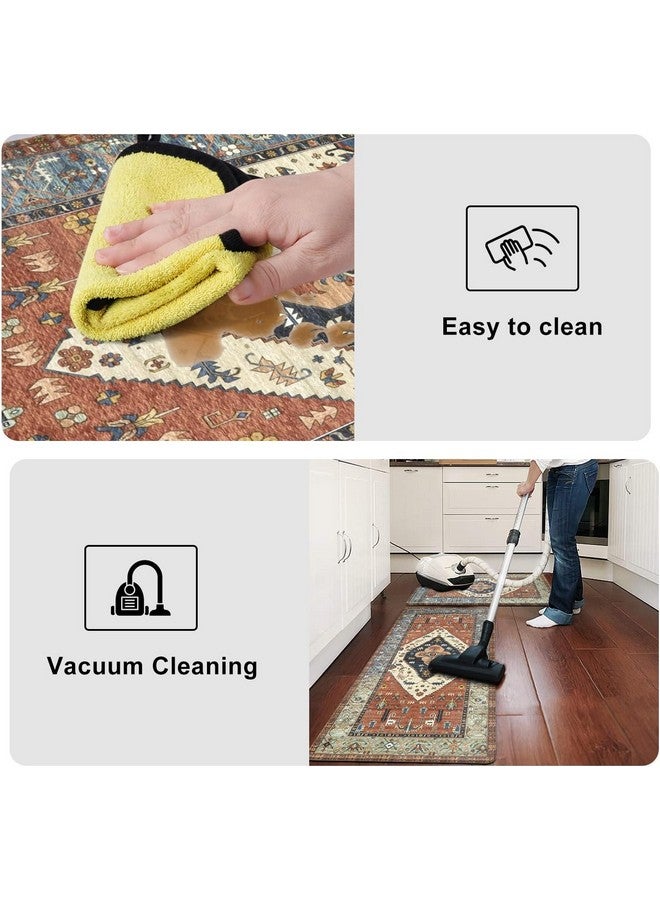 AAZEEM حصائر مطبخ مزرعة AAZEEM | مجموعات سجادات مطبخ مضادة للإرهاق من 2 | حصائر مطبخ غير قابلة للانزلاق ومقاومة للماء | حصائر مريحة وقابلة للتكيف للوقوف في الغسيل | المكتب | الحوض | المكتب - Image 4