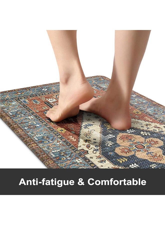 AAZEEM حصائر مطبخ مزرعة AAZEEM | مجموعات سجادات مطبخ مضادة للإرهاق من 2 | حصائر مطبخ غير قابلة للانزلاق ومقاومة للماء | حصائر مريحة وقابلة للتكيف للوقوف في الغسيل | المكتب | الحوض | المكتب - Image 5