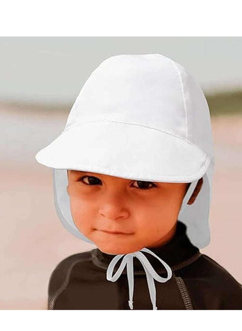 Baby Sun Hat UPF 50+ Uv Ray Sun Protection Infant Summer Swim Hat with Neck Flap Toddler Hats - Image 3