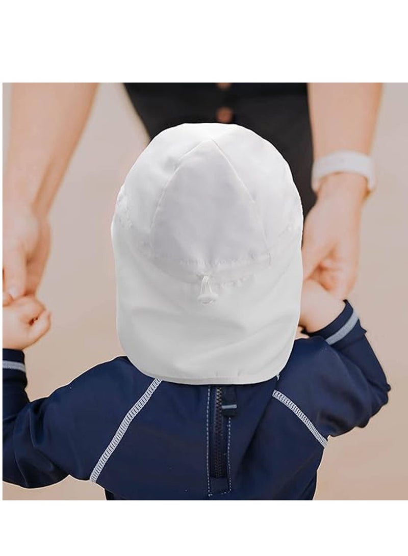 Baby Sun Hat UPF 50+ Uv Ray Sun Protection Infant Summer Swim Hat with Neck Flap Toddler Hats - Image 5