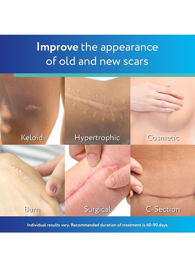 ScarAway Advanced Clear Silicone Scar Sheets - Medical Grade Silicone Strips (1.5" x 3") Scar Treatment And Prevention For Surgical, Burn, Body, Hypertrophic And Keloid Scar Treatment - 6 Clear Sheets - Image 3