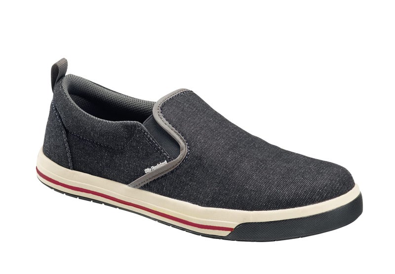 Nautilus Westside Women's Casual Work Shoe by FSI: Oil and Slip Resistant, Steel Safety Toe, Premium Textle Upper, N1435-Charcoal, Size 7 Medium Width