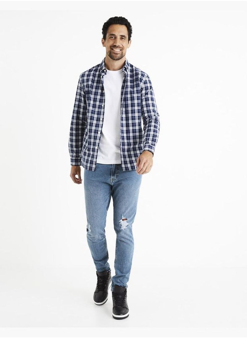 Celio - Celio Casual Shirt - Blue - Image 1