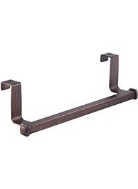 InterDesign iDesign Marcel Steel Over-the-Cabinet Towel Bar - 9.7" x 2.4" x 5.6", Bronze  - Image 2