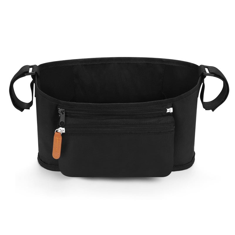 Accmor Universal Stroller Organizer with Detachable Phone Bag, Stroller Bag Caddy Organizer Stroller Accessories for Uppababy, Baby Jogger, Nuna, Doona, Britax Strollers - Image 2