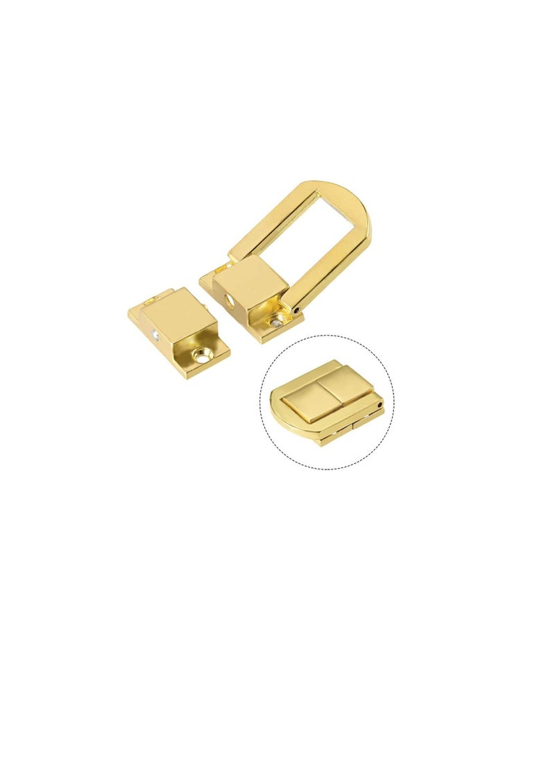 ROBUSTLINE - Robustline Toggle Latch, Retro Style Decorative Hasp Jewelery Suitcase Box Catch w Screws, 4 Pcs (8) - Image 1