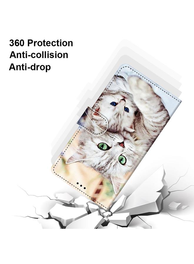 S-TOP Case For Huawei P30 Coloured Drawing Cross Texture Horizontal Flip PU Leather Case with Holder & Card Slots & Wallet & Lanyard - Image 5