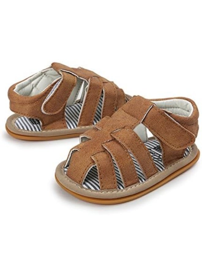 CoKate Baby Boys Girls Sandals Rubber Sole Outdoor First Walker Toddler Girls Boys Summer Shoes - Image 2