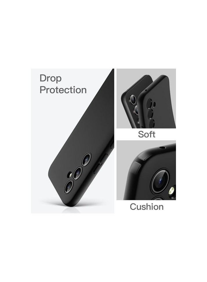 جي تيك حافظة JETech رفيعة لهاتف Samsung Galaxy A54 5G مقاس 6.4 بوصة، غطاء هاتف واقٍ رفيع من مادة TPU الناعمة مع لمسة نهائية غير لامعة، مقاوم للصدمات (أسود) - Image 2