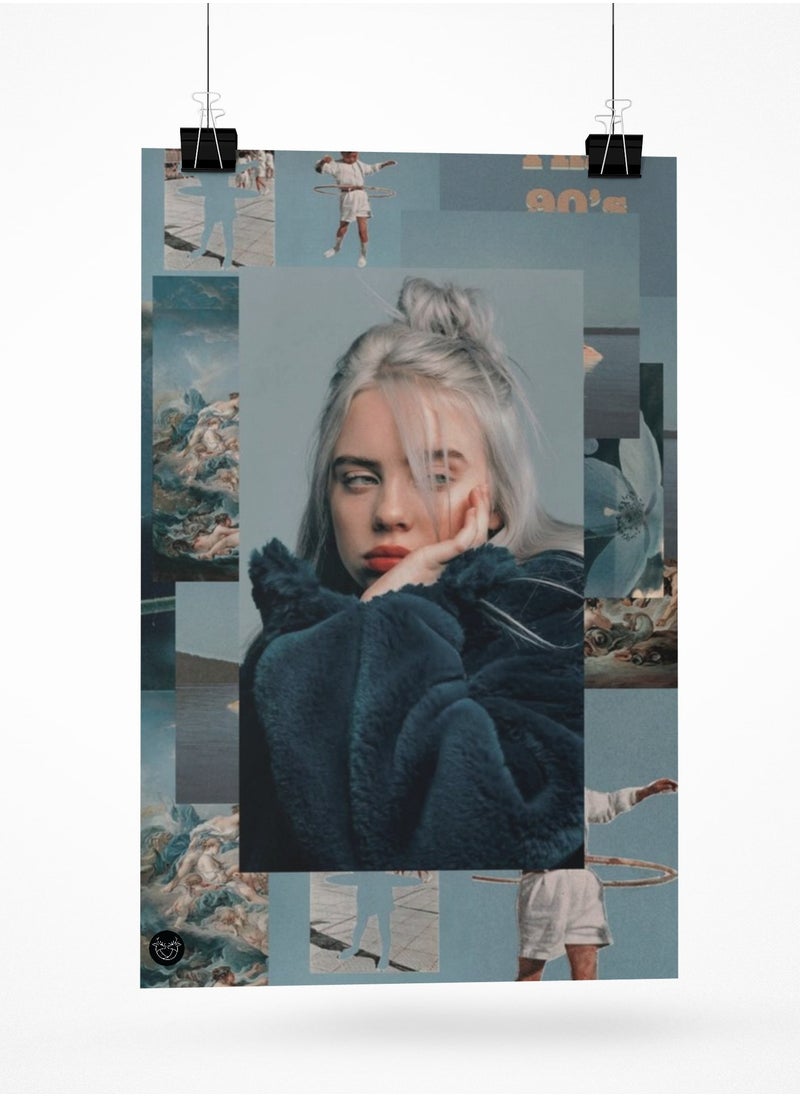 Reeman Design Poster with Billie Eilish design 