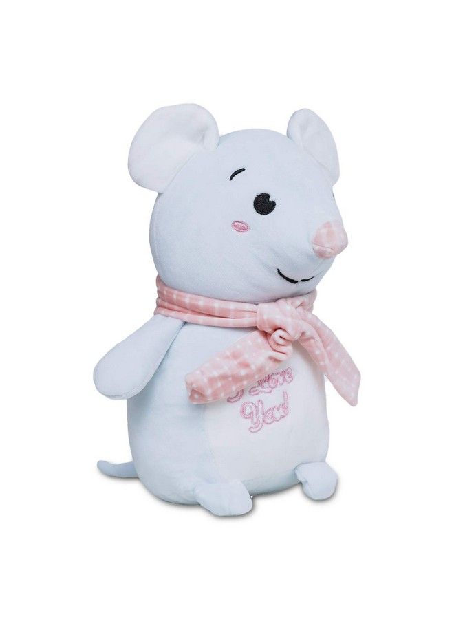 Webby Soft Steated Animal Plush Mouse Toy Blue 26Cm - Image 3