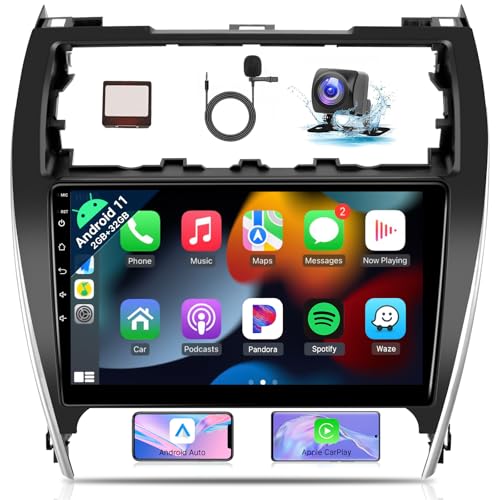 Naifay Car Radio Stereo for Toyota Camry 2012 2013 2014 Stereo with Carplay Android Auto, 10.1inch Touch Screen for Toyota Camry Car Stereo Bluetooth WiFi GPS, Support J.B.L & Original Camera SWC - Image 1