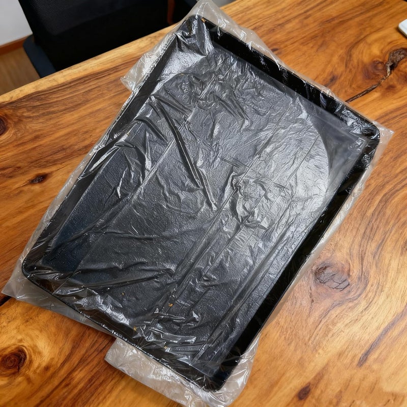 PRFOKEY Disposable Bird Cage Liner Bags 100-Pack - 23"x19" Oversized Plastic Tray Covers | Loose Wrap Design for Easy Install | Fits Most Small to Large Cages | Leakproof & Tear-Resistant - Image 2