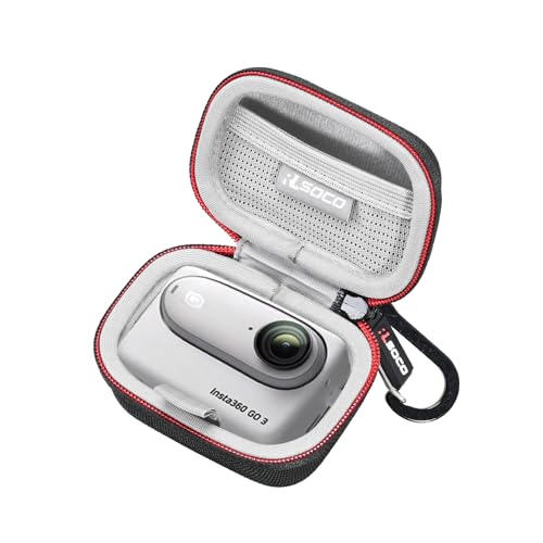 RLSOCO Carrying Case for Insta360 Ace Pro 2GO 3SGO 3 4K Tiny Portable Vlogging Camera Black Case Only - Image 1