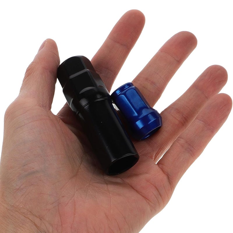 ABOOFAN Steel Blue 32mm 12x1.5 Anti-Theft Hex Lug Nuts for Trailer Wheels, Hardened Small Diameter Wheel Tire Lug Nut Set for Automotive Modification - Image 3