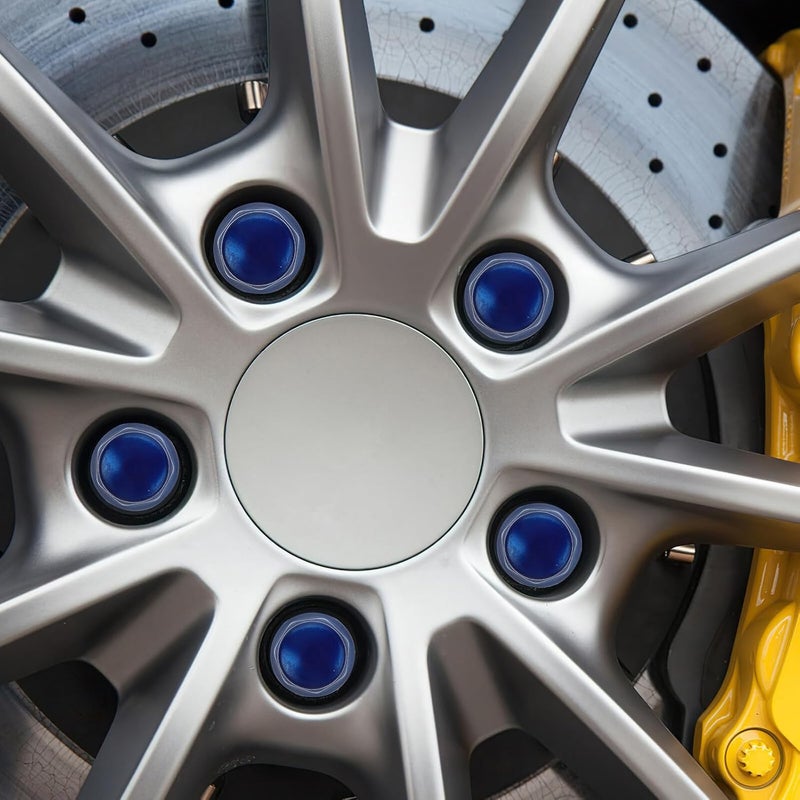 ABOOFAN Steel Blue 32mm 12x1.5 Anti-Theft Hex Lug Nuts for Trailer Wheels, Hardened Small Diameter Wheel Tire Lug Nut Set for Automotive Modification - Image 4