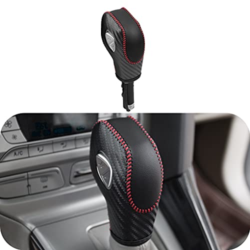 LDYFC Auto Car Leather Gear Shift Knob Cover for Ford EcoSport Escape/Fusion/C-Max Energi Wagon/Fiesta/Focus/Transit Accessories - Image 1