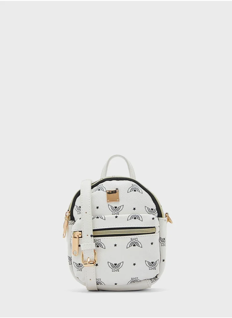 Claires Kids Angel Wing Backpack