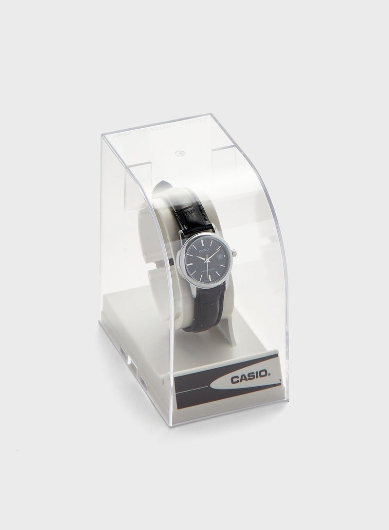 CASIO Leather Strap Analog Watch  - Image 4