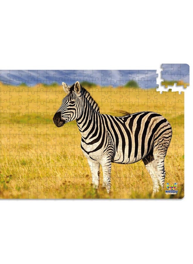 Webby Kids Zebra in The Grasslands Jigsaw Puzzle, 252 Pieces - Image 3