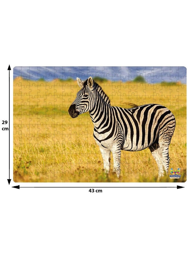 Webby Kids Zebra in The Grasslands Jigsaw Puzzle, 252 Pieces - Image 4