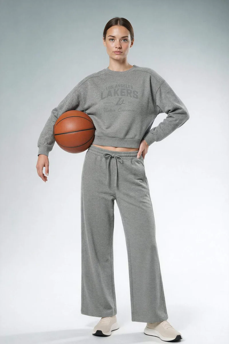 ديفاكتو Airtech NBA Los Angeles Lakers Wide Leg Sweatpants