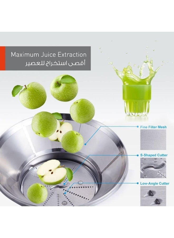 Panasonic Juicer 2 L 800 W MJ-SJ01WTZ White - Image 4