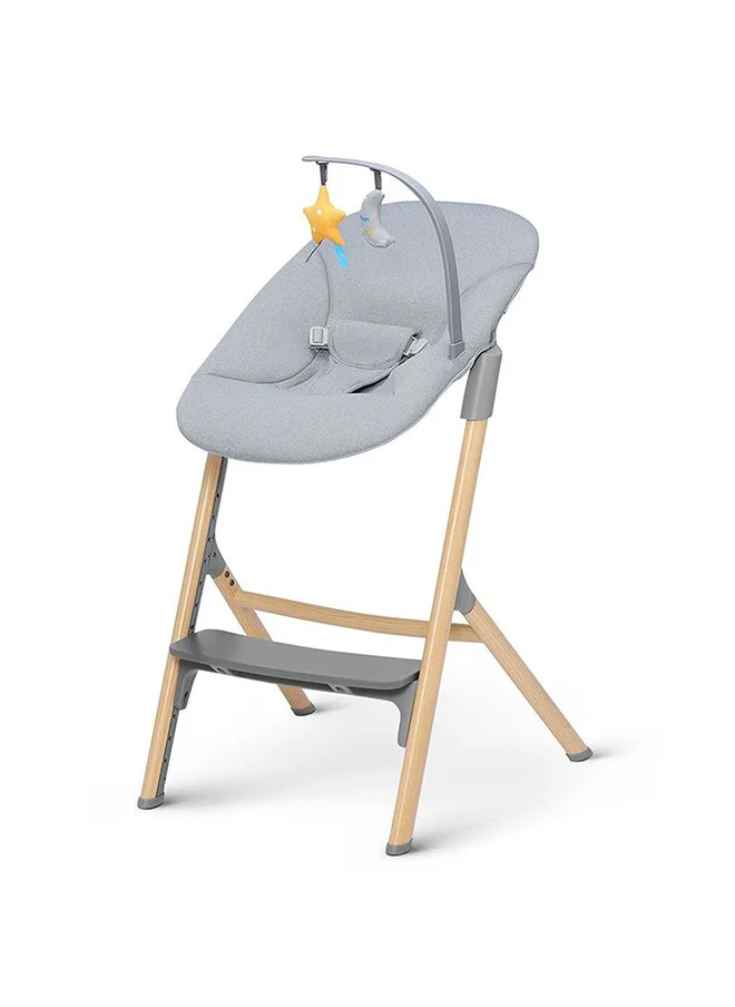 Kinderkraft High Chair With Bouncer Calmee - Igee Wood