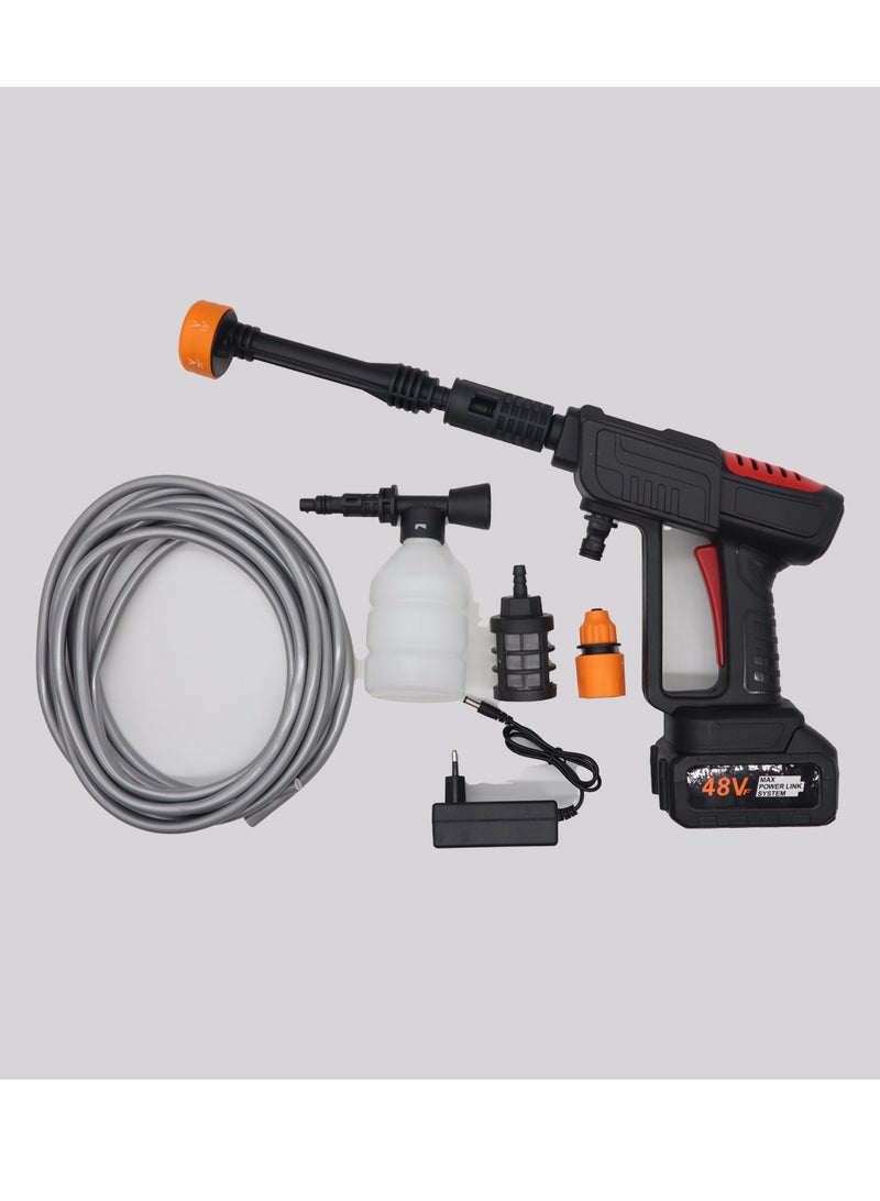 Yuwell Cordless Pressure Washer Gun Portable Pressure Cleaner Gun With 48V Battery Power Car Washer Gun For Home Garden And Garden - Image 1