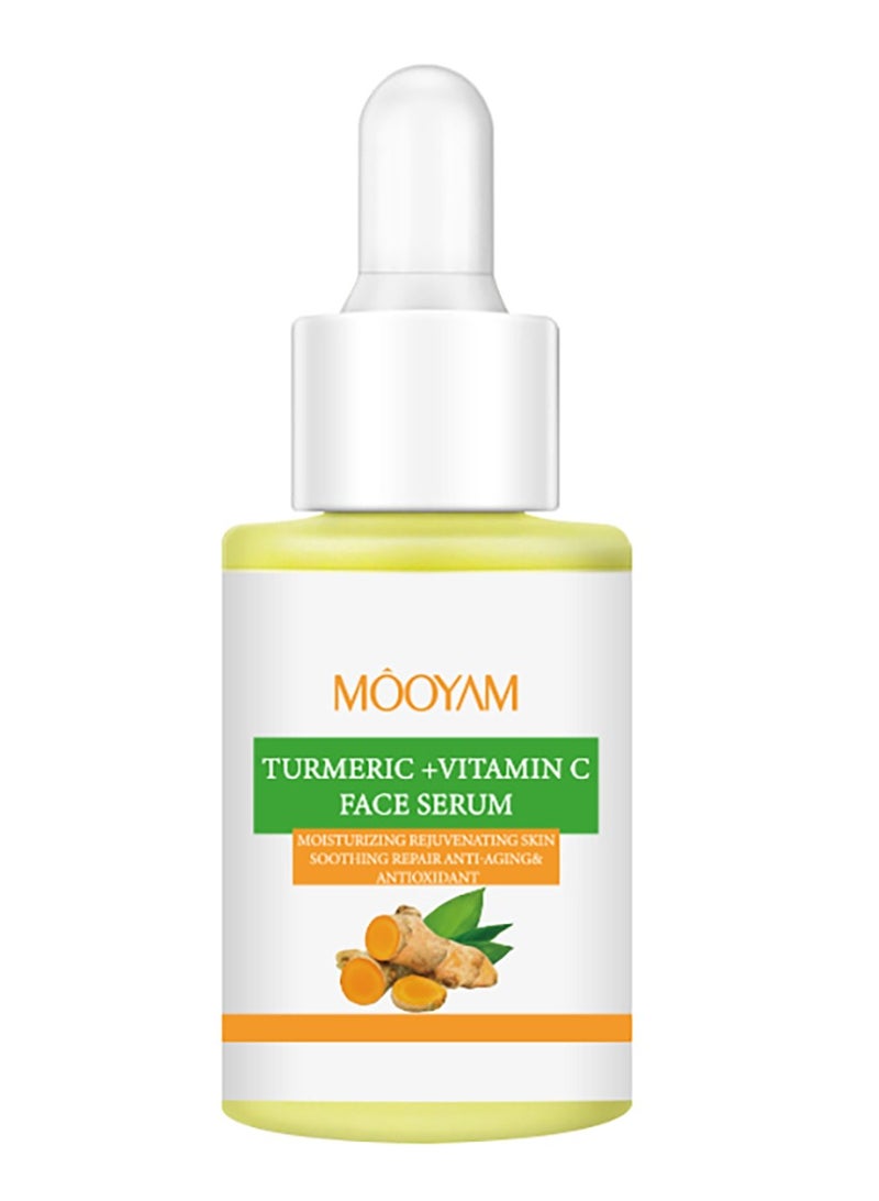 MOOYAM Turmeric Vitamin C Face Serum 30ml Dark Spot Corrector for Face and Body Hyperpigmentation and Acne Spots Hydrates and Smooths Dull Skin  - Image 3
