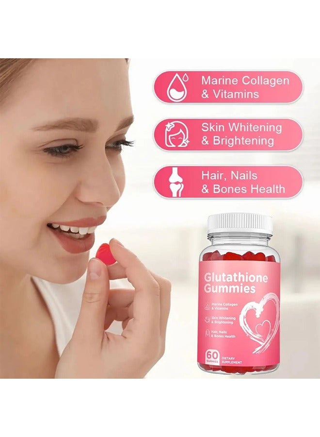 Ocean Glutathione Gummies, Glutathione Whitening Gummies,Effective Skin Lightening Supplement, Anti-Aging Acne Marks, Hyperpigmentation Treatment 60 Gummies - Image 3