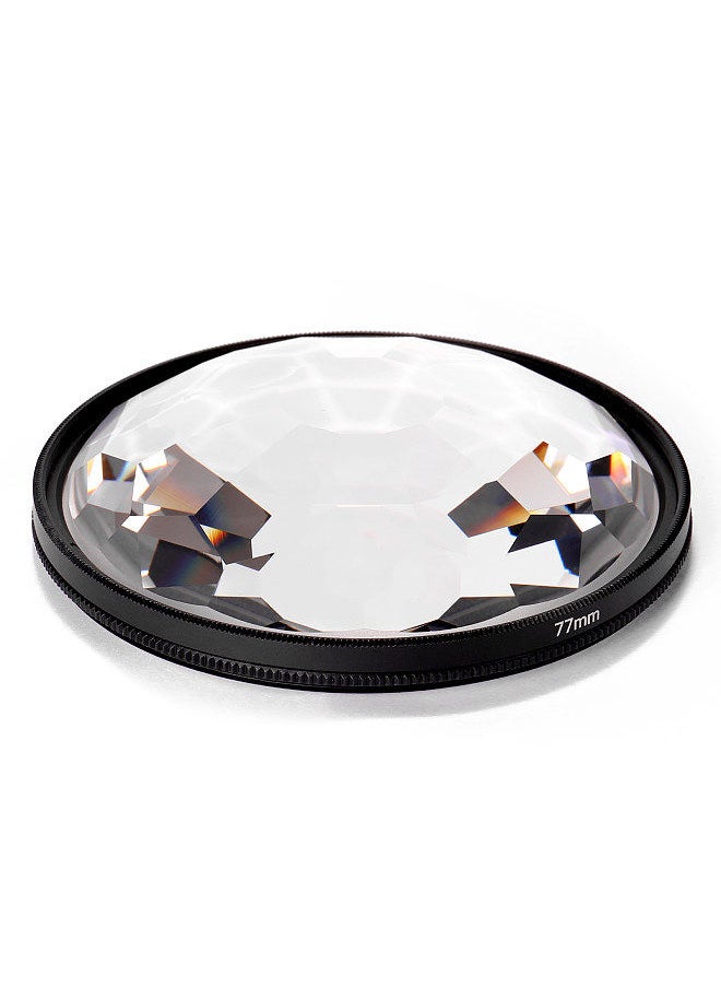 Generic 77mm Kaleidoscope Prism Camera Glass Filter Variable Number of Subjects SLR Photography Accessories  - Image 1
