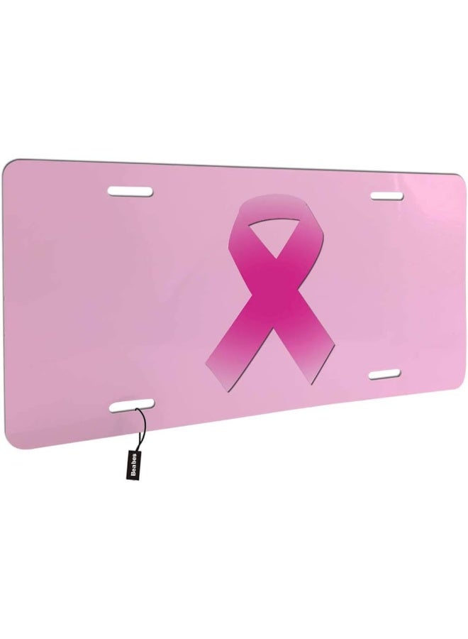 Beabes Breast Cancer Awareness Front License Plate Cover - Image 2