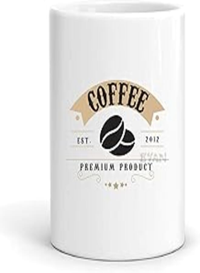 EVAN Ceramic Coffee Mug -Cup Classic Print Design masal chai 11Oz Printed Coffee Mug Best Gift for Friends, Brother, Sister, Family