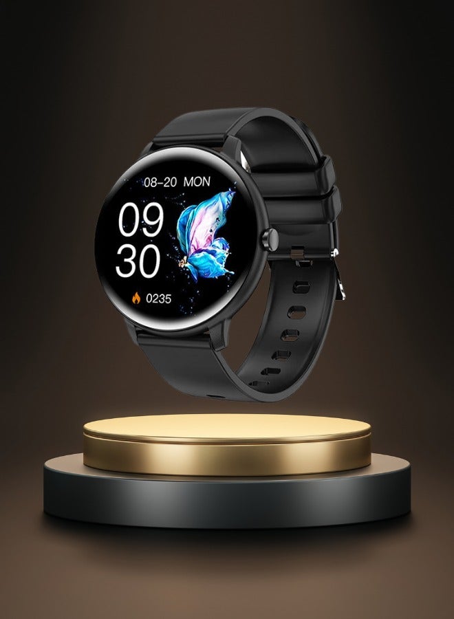 AOLON GTR Mini Smartwatch Health & Call 115 Modes Full Touchscreen Sports Smartwatch Black - Image 2