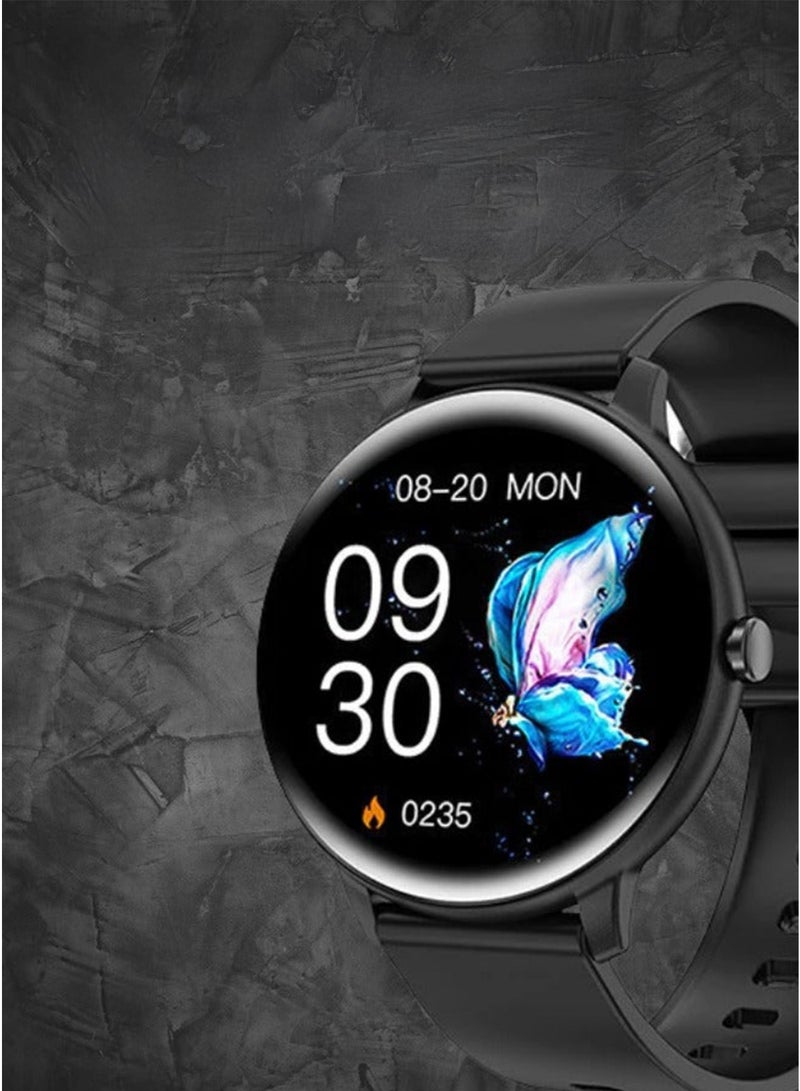 AOLON GTR Mini Smartwatch Health & Call 115 Modes Full Touchscreen Sports Smartwatch Black - Image 3