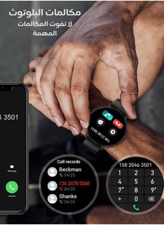 AOLON GTR Mini Smartwatch Health & Call 115 Modes Full Touchscreen Sports Smartwatch Black  - Image 4