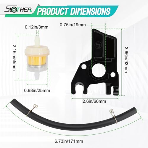 Slother 196cc 200cc Carburetor Replacement for Baja Mini Warrior 163cc 5.5hp 196cc 6.5hp Baja Mb165 Mb200 Mini Bike with Gasket Fuel Line Fuel Filter - Image 3