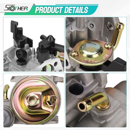 Slother 196cc 200cc Carburetor Replacement for Baja Mini Warrior 163cc 5.5hp 196cc 6.5hp Baja Mb165 Mb200 Mini Bike with Gasket Fuel Line Fuel Filter - Image 4