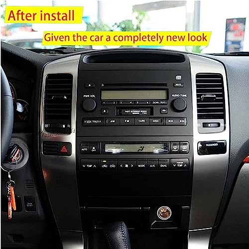 ASVEGE 2pcs Center Dash A/C Outlet for Toyota Land Cruiser Prado J120 2002-2009 55474-60040 Silver Car Dashboard Air Conditioner Duct Vent Grille Panel for Lexus GX470 2003-2009 - Image 2