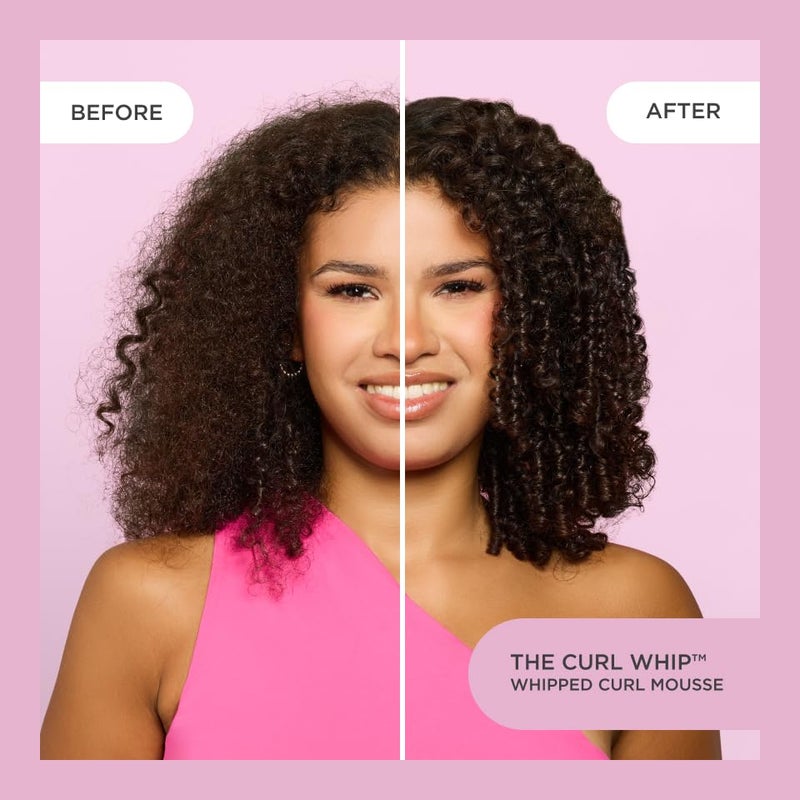 Cake Beauty موس تحديد وتكثيف الشعر من Cake Beauty Whipped Curl – الصبار وفيتامين E لتثبيت مرن – نباتي بدون حرارة لتجعيد الشعر المجعد المتموج منتجات خالية من الكبريتات وخالية من القسوة على الحيوانات للنساء - Image 5