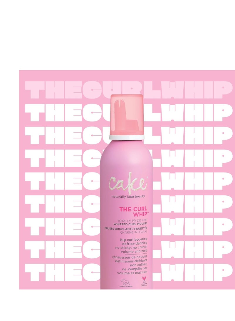 Cake Beauty Cake Beauty Whipped Curl Defining & Volumizing Mousse – Aloe Vera Vitamin E for Flexible Hold - Vegan No Heat Curls Wavy Curly Hair Sulfate Cruelty Free Products For Women  - Image 4