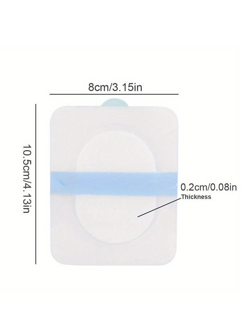 Generic - 10 pcs Invisible Disposable Armpit Sweat Pads for Sweat Prevention Shielding & Antiperspirant, Waterproof Antiperspirant Shielding Pad Medical Grade Materials Ultra Thin Underarm Sweat Pads - Image 1